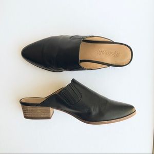 Madewell Lanna Black Mules